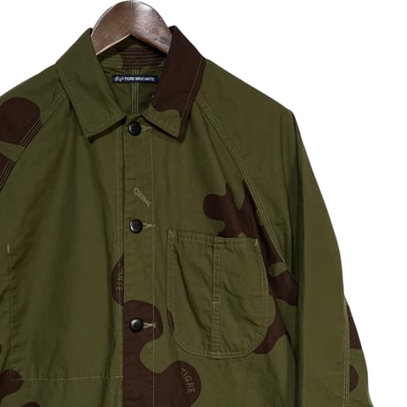 TigreBrocante"zimbabwe cotton TB ameba camo coverall"(khaki)unisex
