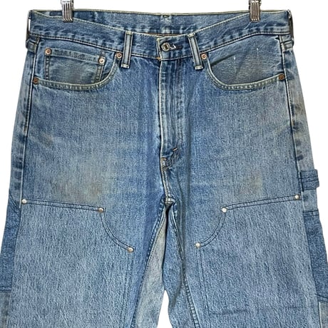 yoused "double knee painter pants" (indigo) size.2B unisex