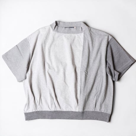 TigreBrocante"heather gray mix shell tuck T"(gray mix)women's