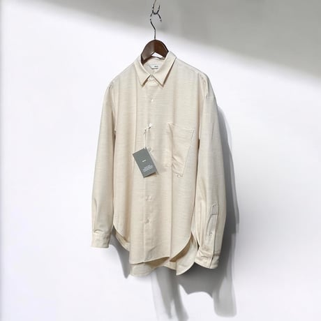 amne "TROPICAL" classic shirts (natual)unisex