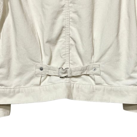 CAERULA PER LIGHTS"corduroy blouson"(white)unisex
