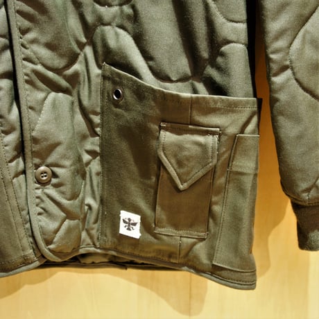 DEAD STOCK REMAKE"nomex liner jacket with pocket"(olive)A