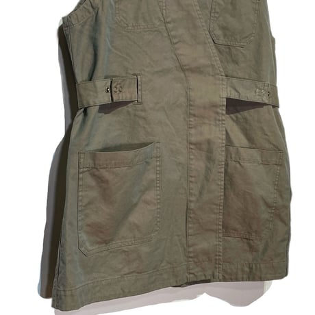 TigreBrocante"workman long vest"(khaki)women's