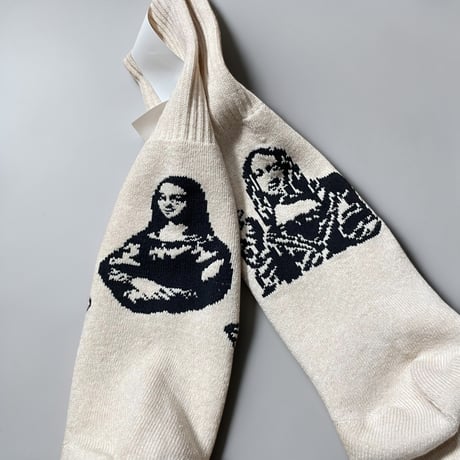 decka quality socks"showatabe by BLU NA BOINE"pile socks/leonardo