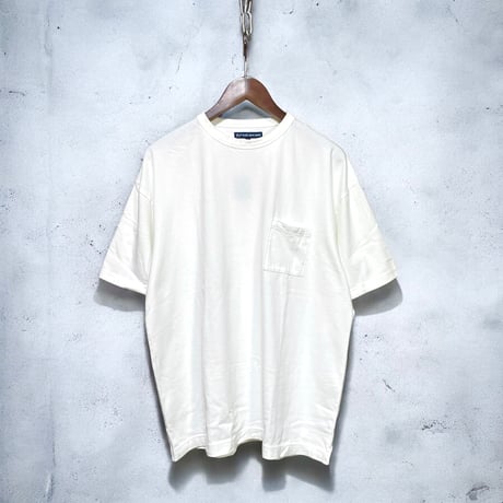 TigreBrocante"20/1 combo 天竺 venice beach pocket-T"(white)unisex