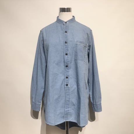 TigreBrocante"indigo chambray india stand shirts"(fade)unisex