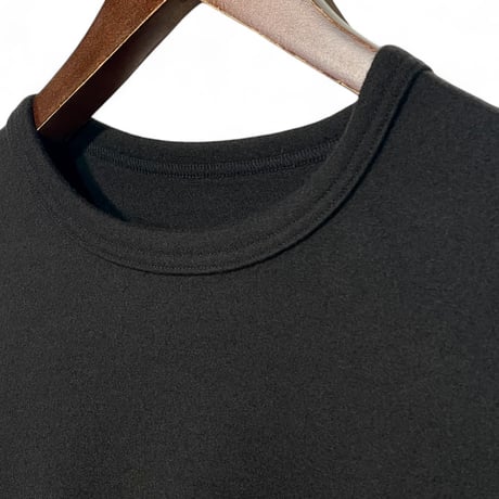 COLINA "CAPERTICA Super140s Washable Wool MW_Jersey / Wool Trainer" (EBONY)unisex