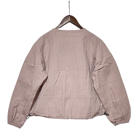 TigreBrocante"cotton nylon washer no collar jacket(pink)women's