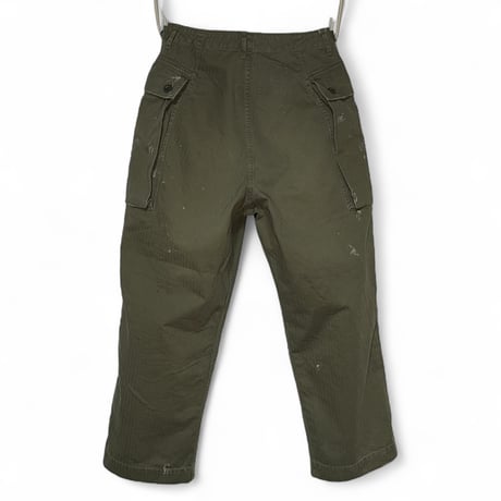 H.UNIT "HBT military trousers Customize" (khaki) unisex