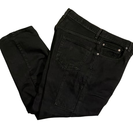 yoused "double black painter pants" (dbl black) size.1A unisex