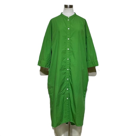 TigreBrocante"boad cotton bucktuck long one-piece"(green)women's