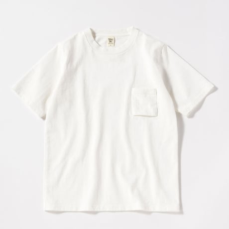 Jackman"dotsume pocket T-shirts"(off white) unisex