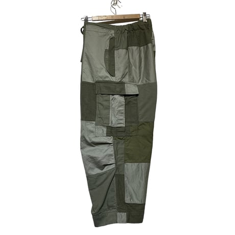 FUNSET OF ART "military patchwork ballon cargo pants"(khaki)unisex-MA