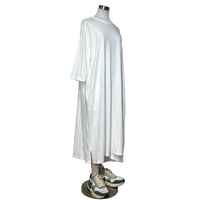 CAERULA PER LIGHTS"jersey back flare OP"(white)women's