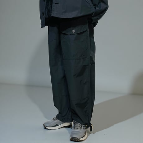 TigreBrocante"C/N grosgrain over string cargo pants“(black)unisex