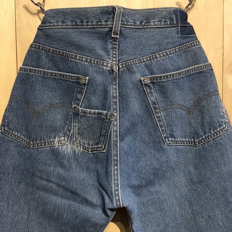 KNIFEWING"USA501 remake women's wide pants"(A)