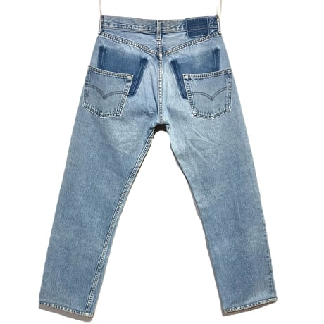 KNIFEWING "rebuild series" used US Levi's bandana crash denim(83A)unisex