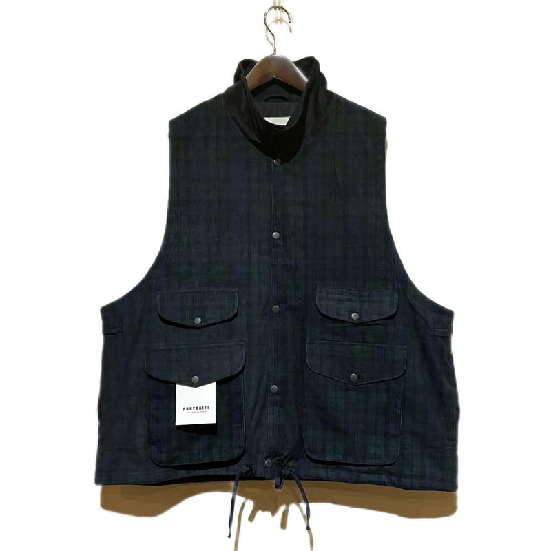 Portraite ベスト PORTRAITE | ポートレイト> Over Vest | UNWASTED | アンウ