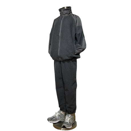 FLISTFIA"military fleece jacket"(charcoal gray)unisex