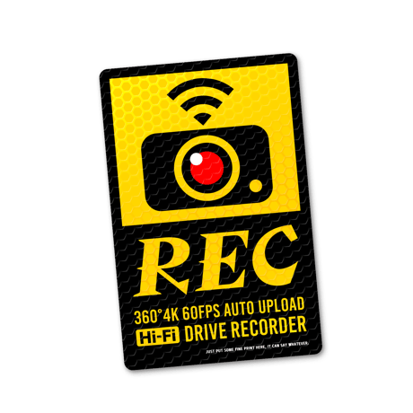 【REC】リフレクターステッカー