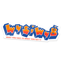 【WYSIWYG】ステッカー