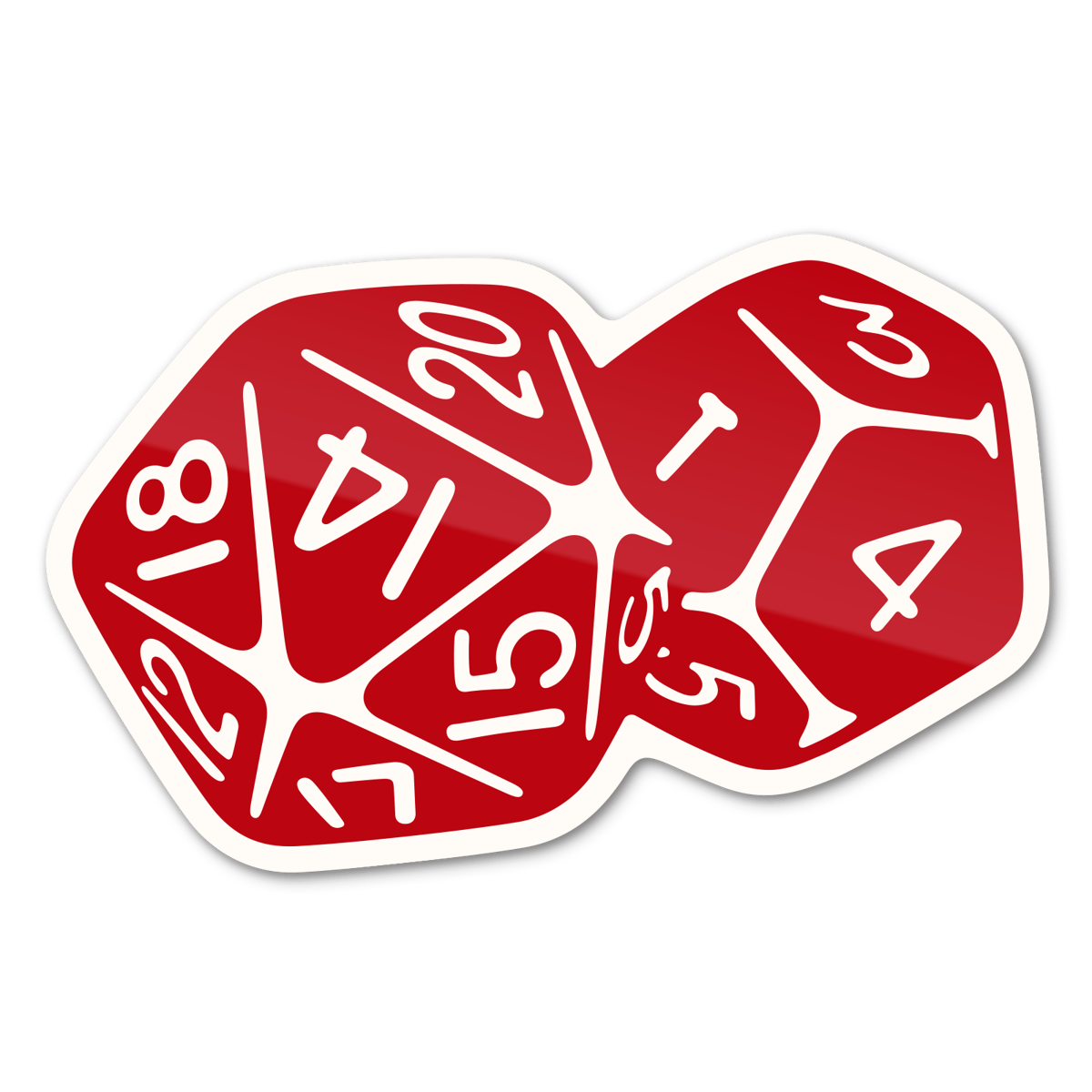 Fuzzy Dice 20/12】ステッカー | Counterfeiter's