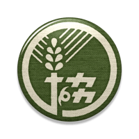 【農協マーク】缶バッヂ『翠』