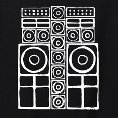 SOUNDSYSTEM CROSS CREW NECK BLACK