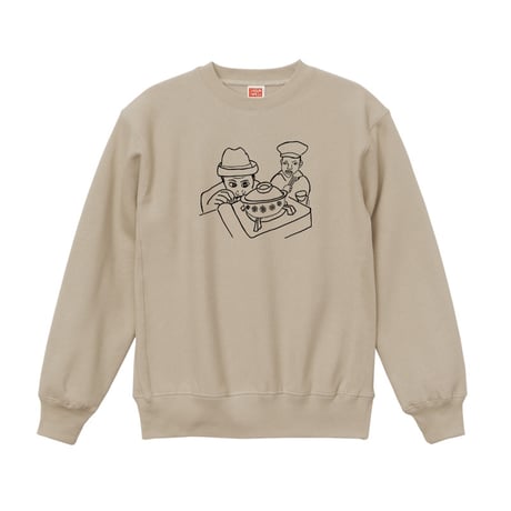 NABE STEADY CREW NECK SAND BEIGE | SHOGUN TAPES NABE STEADY CREW NECK SAND BEIGE | SHOGUN TAPES