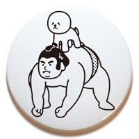 SUMOBICHON 立ち合い　バッジ（特大）