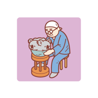 Koala : ろくろ　シール