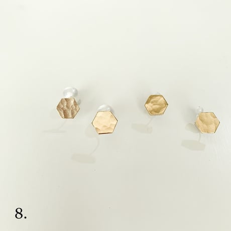 2wayコットンパールイヤリング-mini-