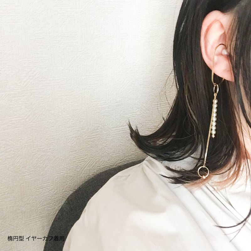 CHIENOWAイヤリング ”ODANGO”・[シャンパンシルバー・ツヤ] | mk
