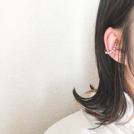 tubu イヤーカフ＆リング [モカブラウン・ツヤ]