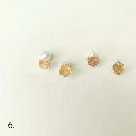 2wayコットンパールイヤリング-mini-