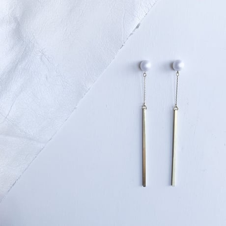 【受注生産】パールチェーンピアス・イヤリング