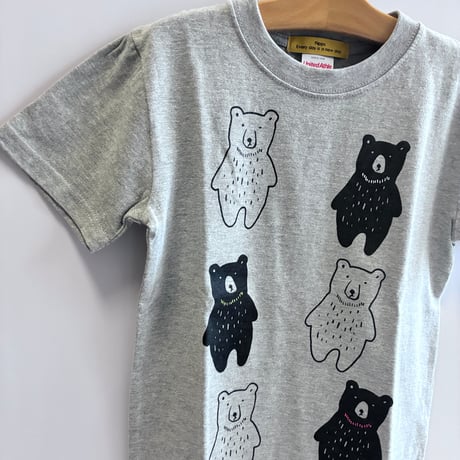 クマさんのカルテットTシャツ/130cm