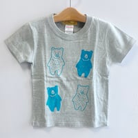 クマさんのカルテットTシャツ/110cm