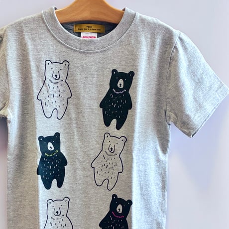 クマさんのカルテットTシャツ/130cm