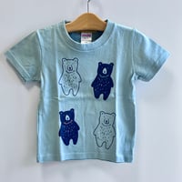 クマさんのカルテットTシャツ/100cm
