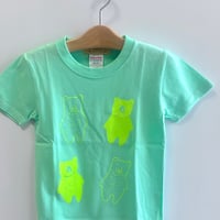 クマさんのカルテットTシャツ/110cm