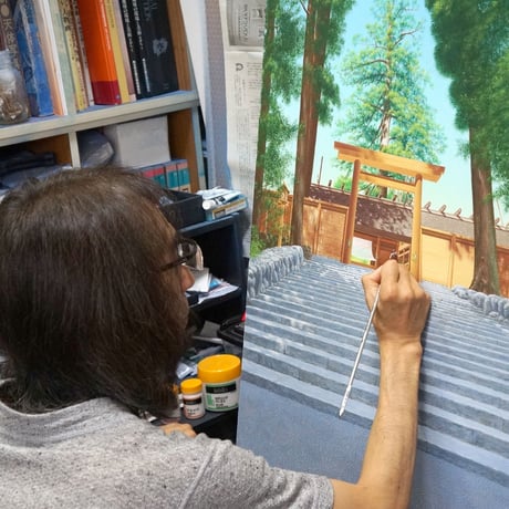 【ジークレー版画 】「この光に包まれて」