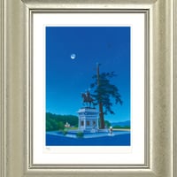 【ジークレー版画】「愛しき故郷よ我が魂ここに輝く」〜宮城県仙台市・伊達政宗公像〜