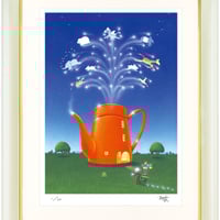 ジークレー版画】「識名園」〜『スターリィマンと旅する沖縄の