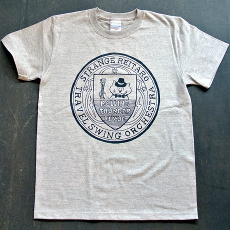 奇妙礼太郎トラベルスイング楽団T-SHIRTS:グレー*ブラック | 6JUMBOPINS