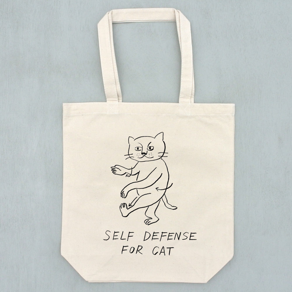 SELF DEFENSE FOR CAT トートバッグ | 6JUMBOPINS