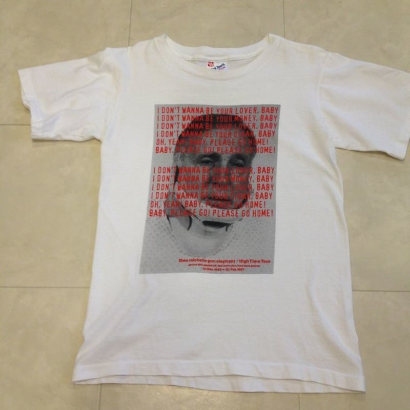 ミッシェルガンエレファント　ツアーTシャツ THEE MICHELLE GUN ELEPHANT x FUJI ROCK FESTIVAL Tシャツ