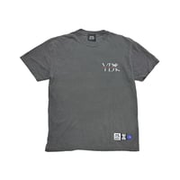 【YB7】コットン　ピグメントダイTシャツ　ブラック