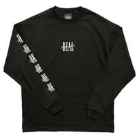 コットン　ロングTシャツ　ブラック