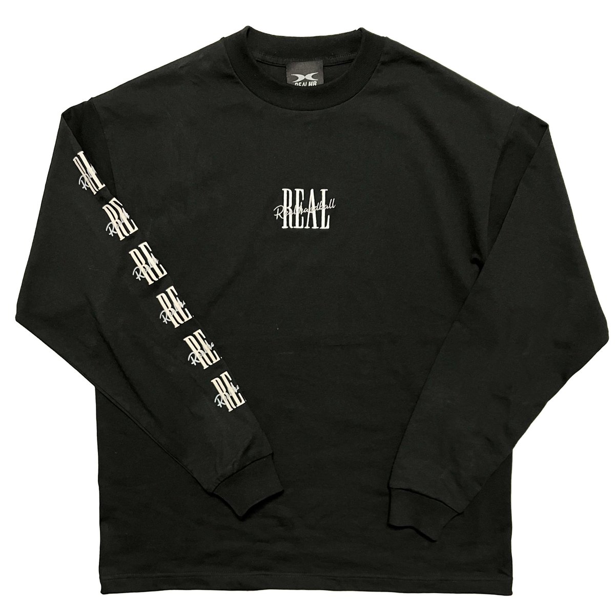 コットン ロングTシャツ ブラック | REAL HANDBALL